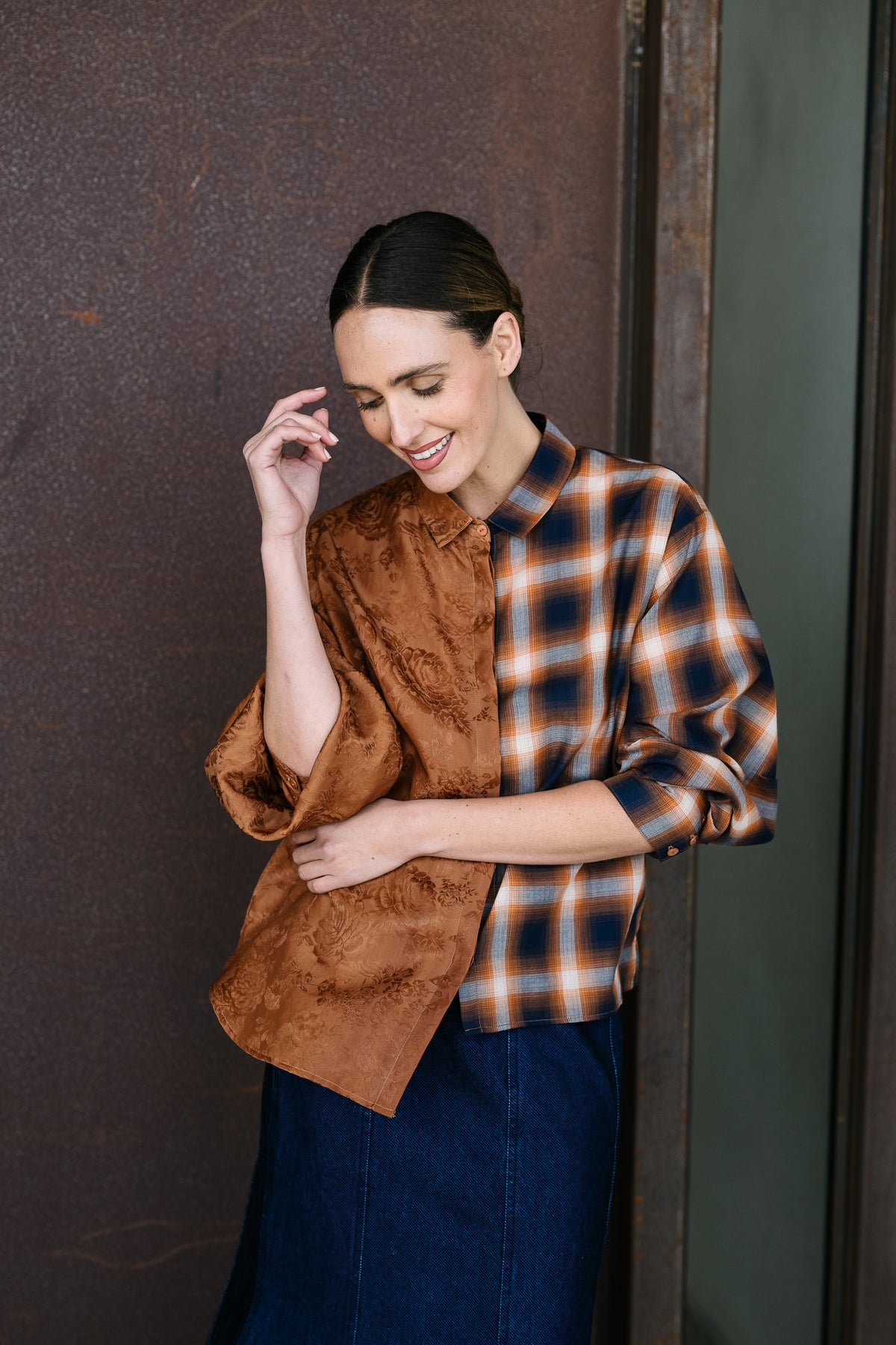 Maud Dainty 2Face Rusty/Navy