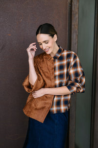 Maud Dainty 2Face Rusty/Navy