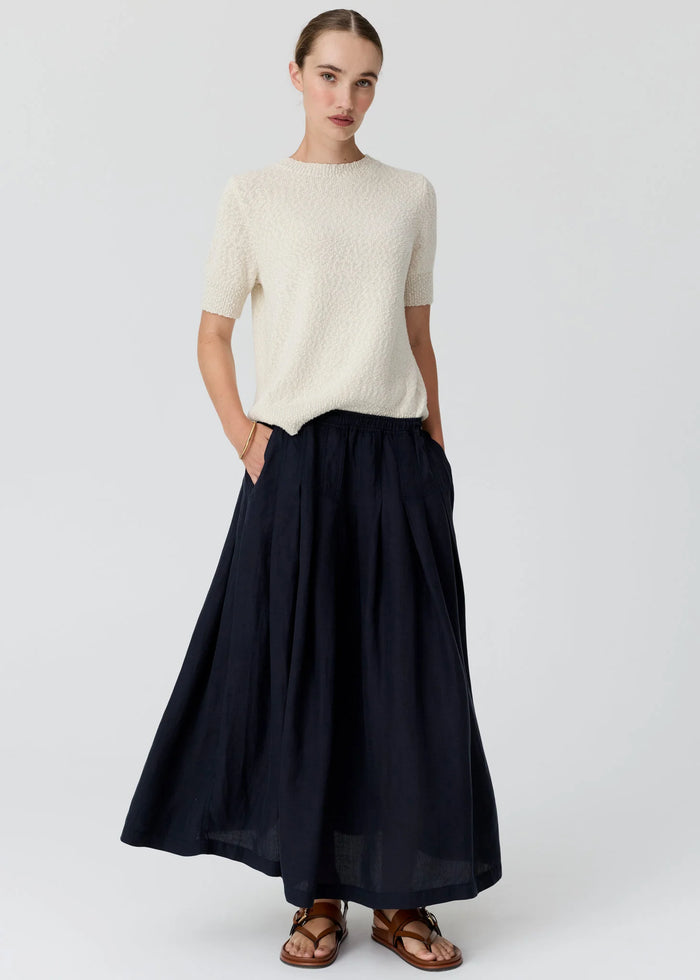 Pol Cedar Lurex Knit Top