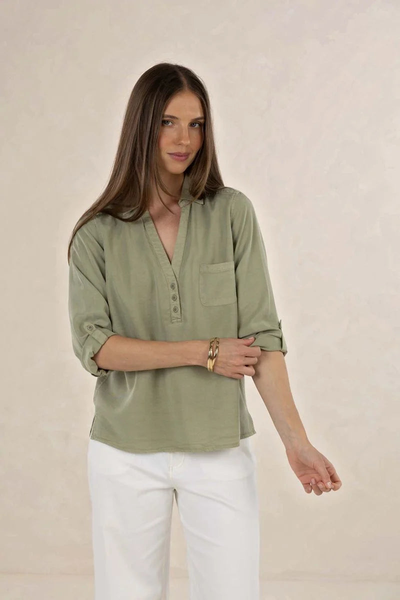 Humidity Leni Shirt Khaki