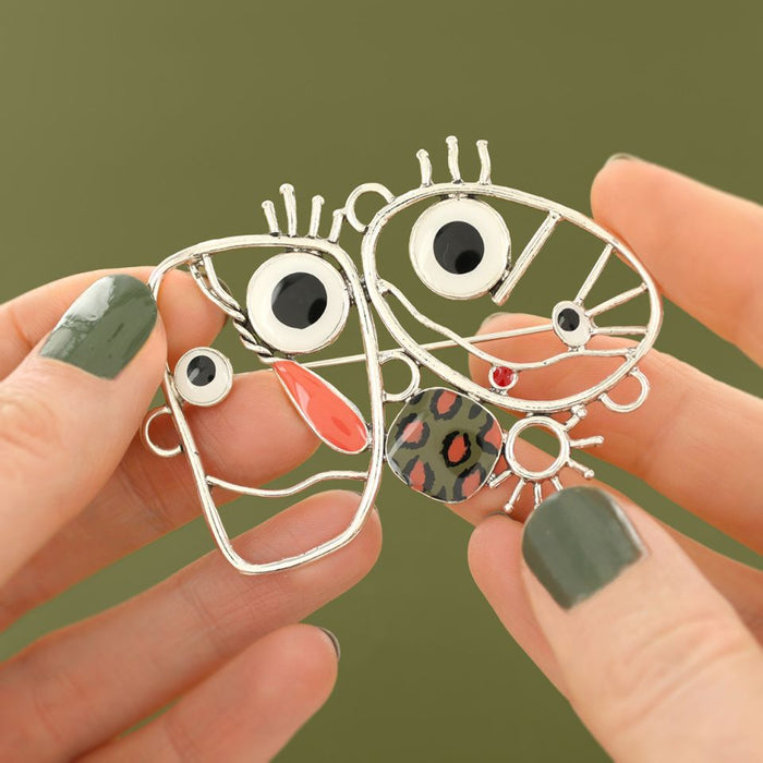 Taratata Broche Two Faces