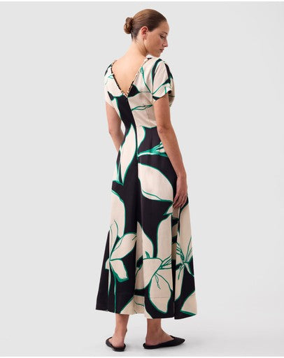 Morrison Willow Midi Dress Print