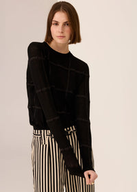 Pol Westin Lurex Check Knit