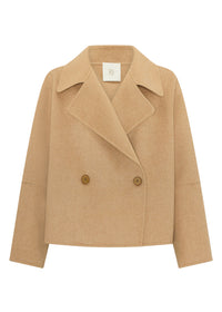 Pol Cohen Cropped Wool Coat