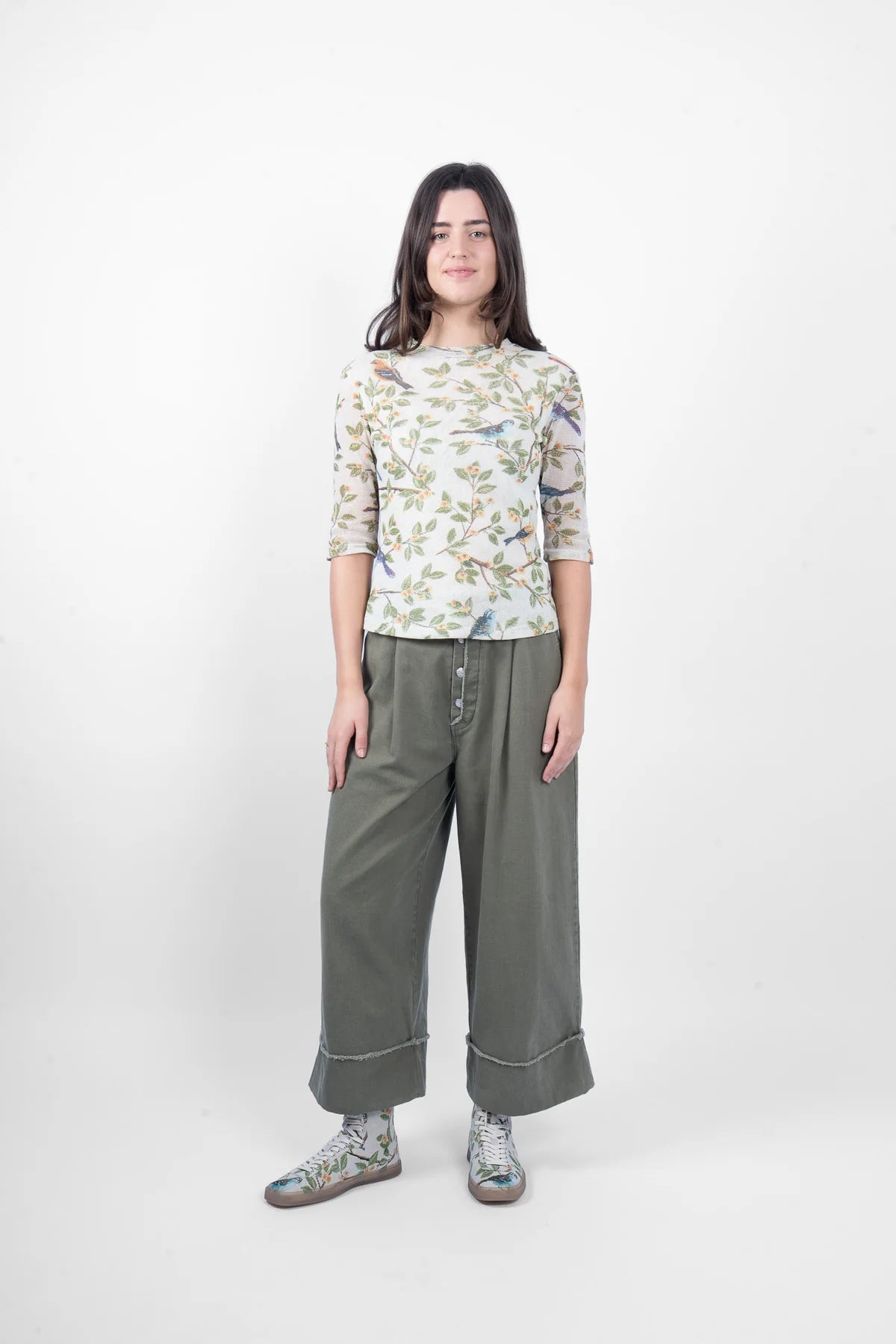 Maud Dainty Meadow Mesh Top