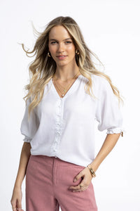 Humidity Reece Blouse White