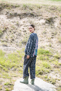 Maud Dainty Eliza Jumper Snow Leopard/ Roses