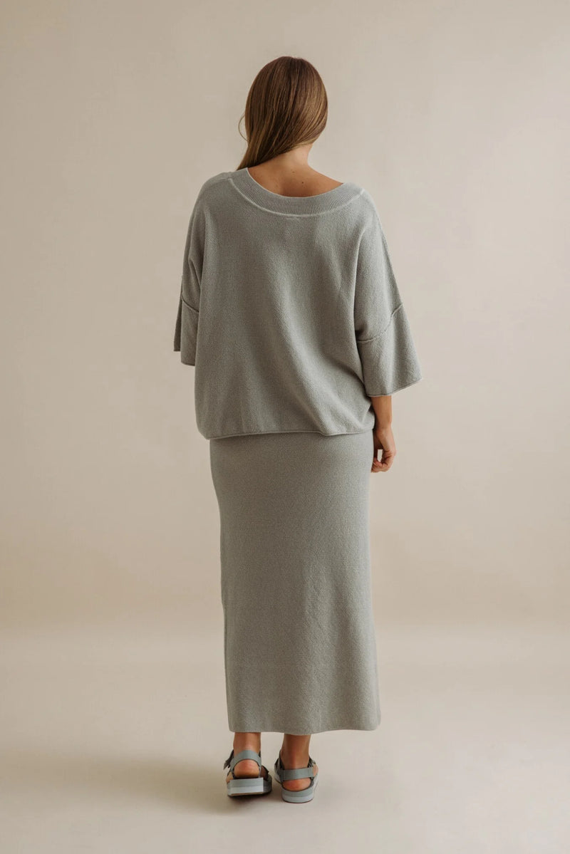 Talamaya Retreat Cotton Twist Tee Pullover