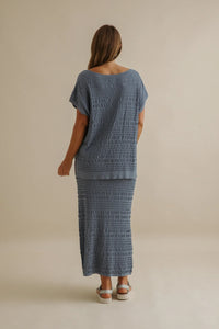 Talamaya Waves Pleat Pullover
