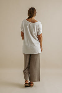 Talamaya Shoreline Slub Cotton T Shirt