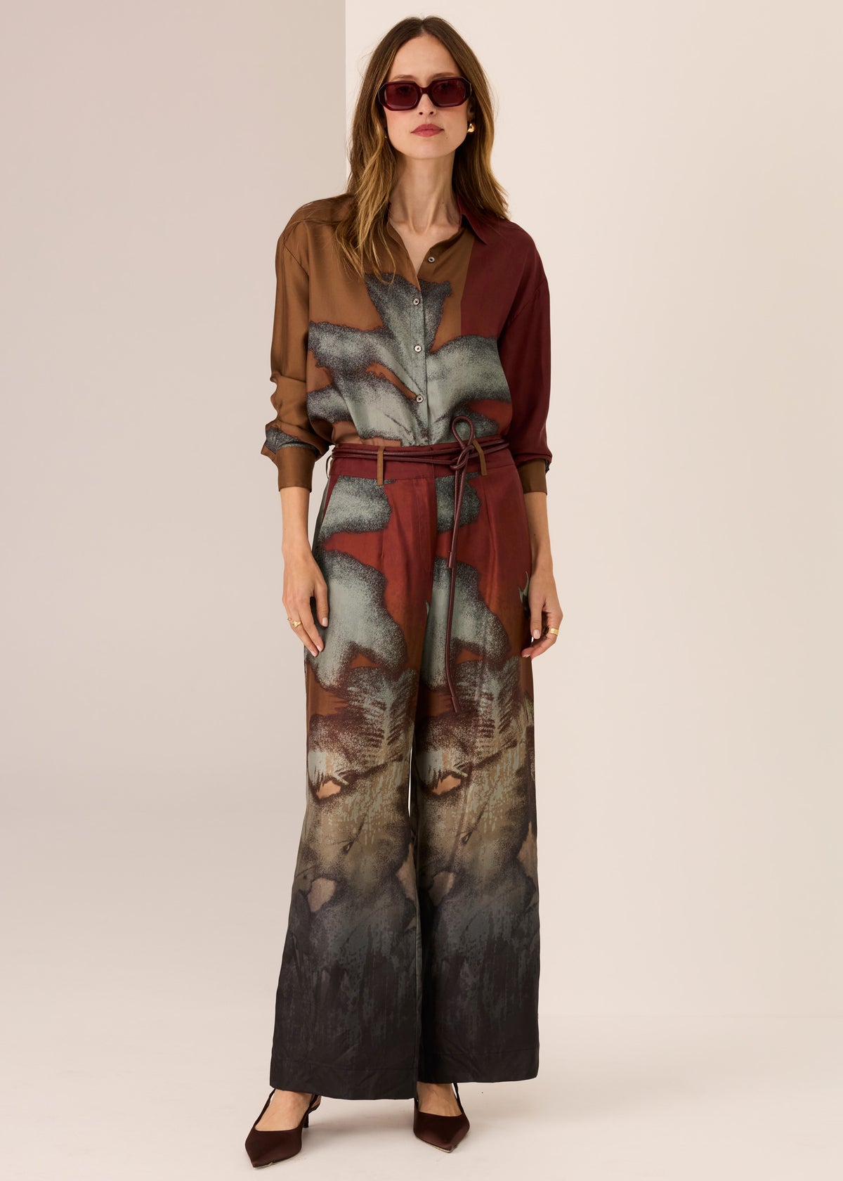 Pol Palisades Print Shirt