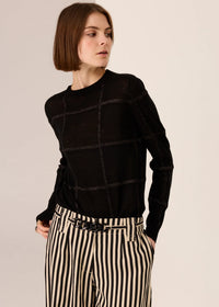 Pol Westin Lurex Check Knit