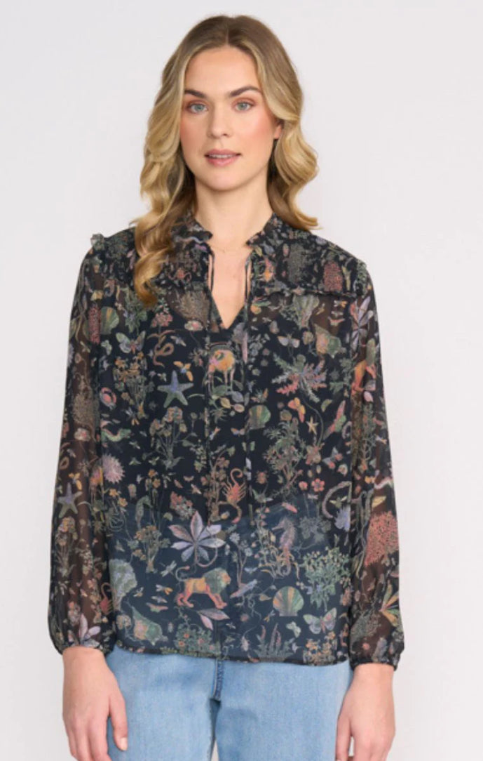 Foil Stepping Out Blouse