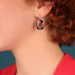 Taratata Dormeuses Gomme Pink Flower