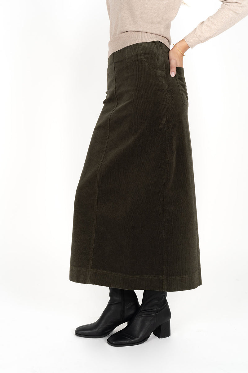 Humidity Billie Cord Skirt
