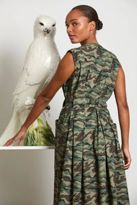 Maud Dainty Camo  Dress - Gina