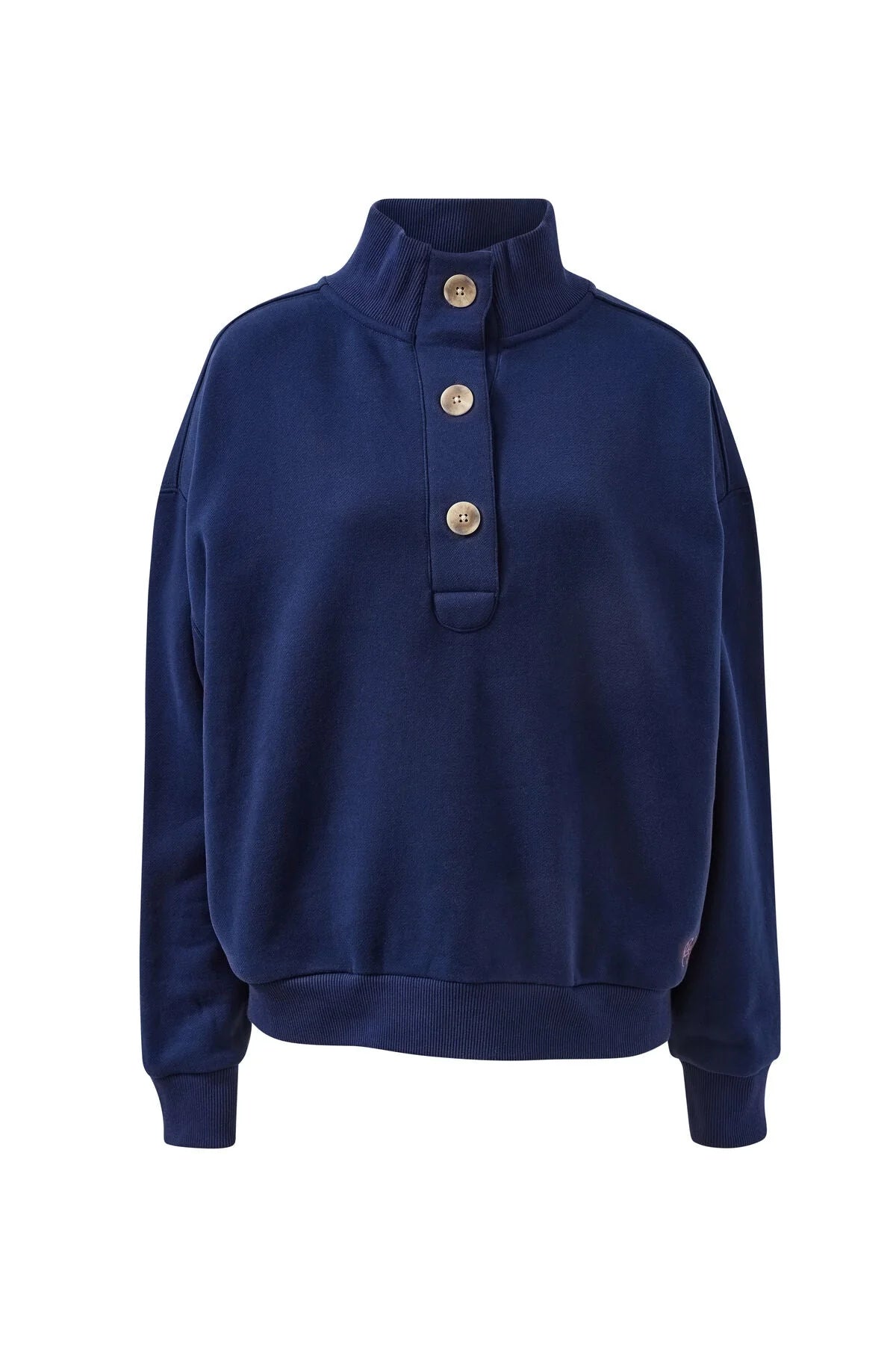 Ceres Marli Button Sweat - Heritage Navy