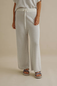 Talamaya Crepe Knitted Tee Pullover