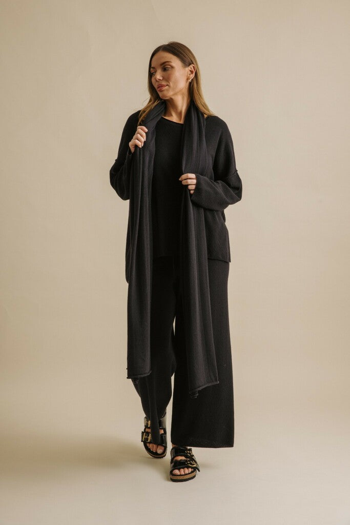Talamaya Winter Retreat Merino  Cotton Wrap