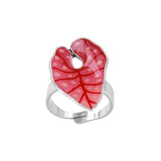 Taratata Bague Fabuleuse Leaf Ring Pink