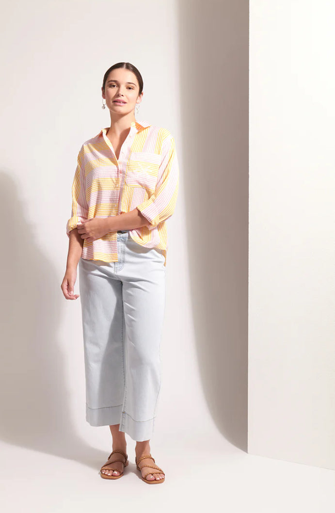 Foil Queen Crop Jean