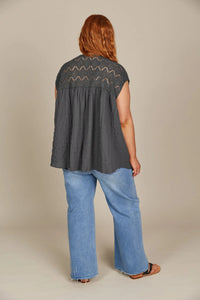 Isle of Mine Fleur Relaxed Top O/S