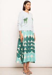 Pol Domino Circle Skirt