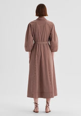 Morrison McKenna Stripe Dress Chocolate