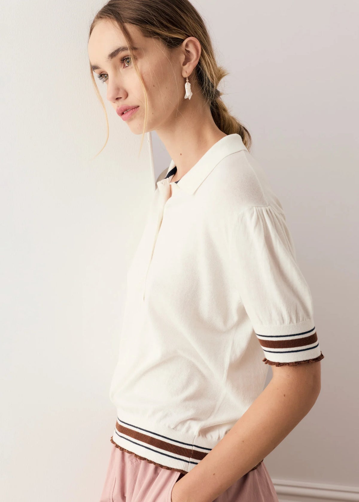 Pol Dahlia Knit Polo