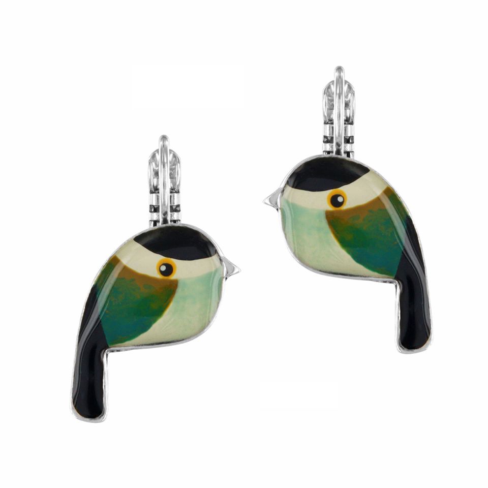 Taratata Dormeusus Fabuleuse Green Bird Lever Earring