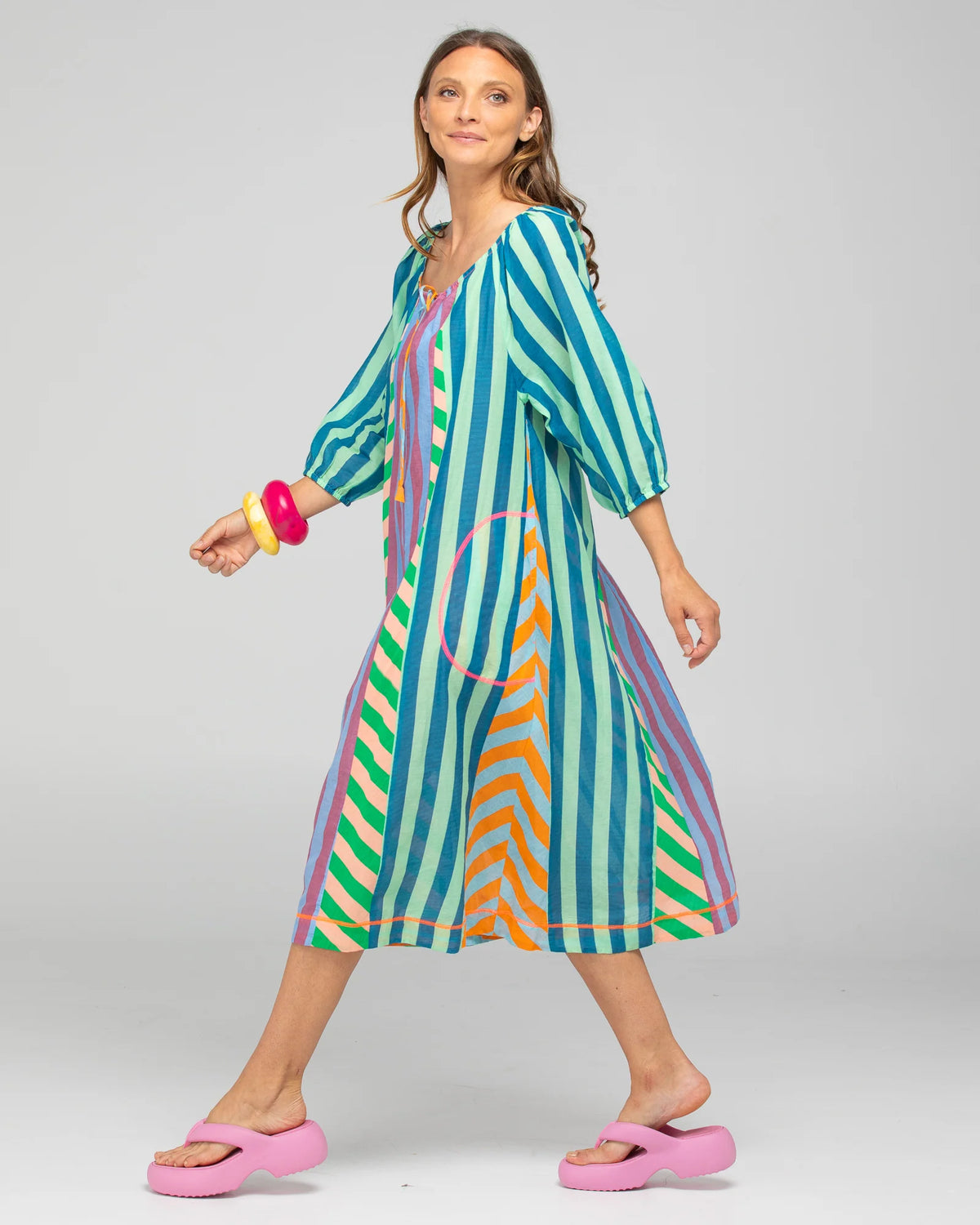 Boom Shankar Lucia Dress Capri Spliced