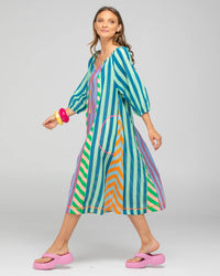 Boom Shankar Lucia Dress Capri Spliced