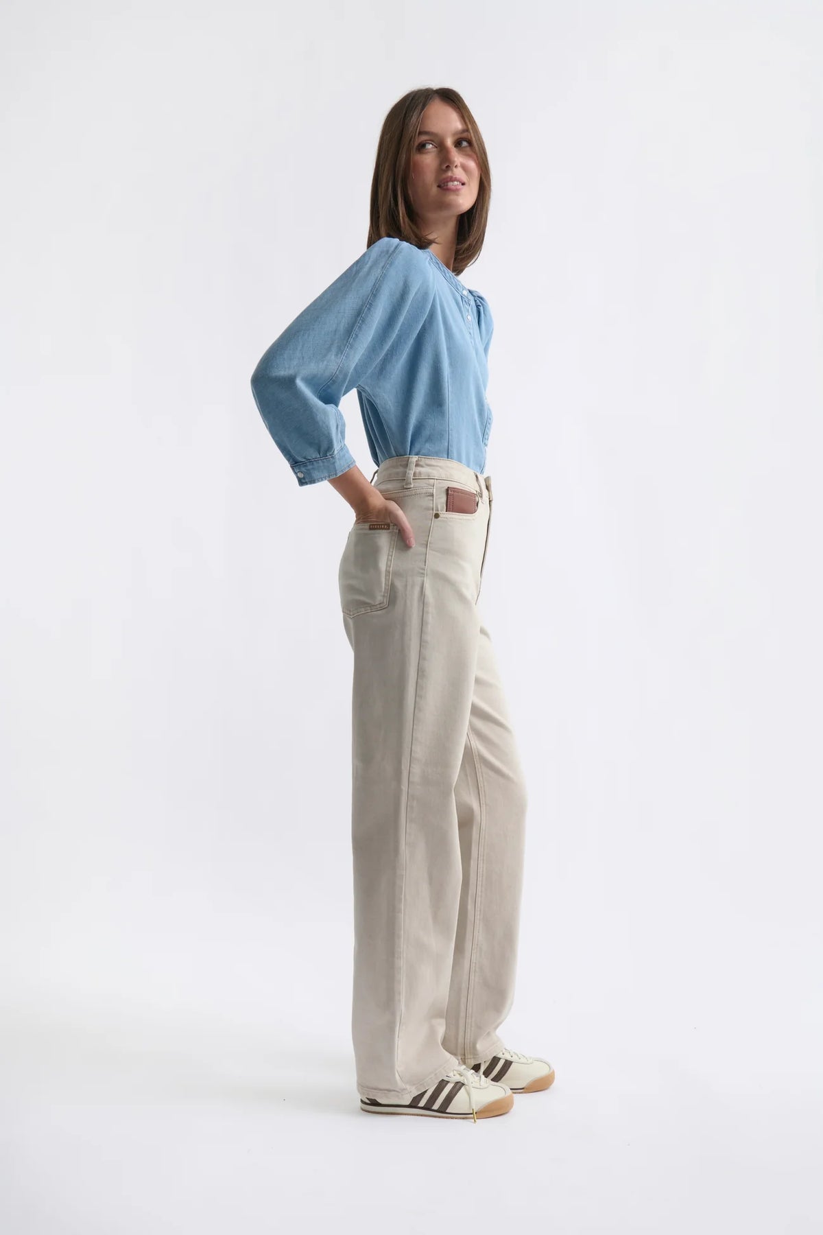 Kireina Bonnie Jean Leather Pocket