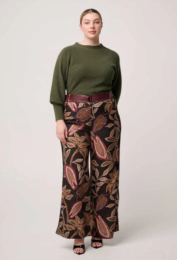 Once Was Rosella Merino Wool Blend Ribbed Knit Top