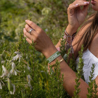 Palas Woven Mantra Band