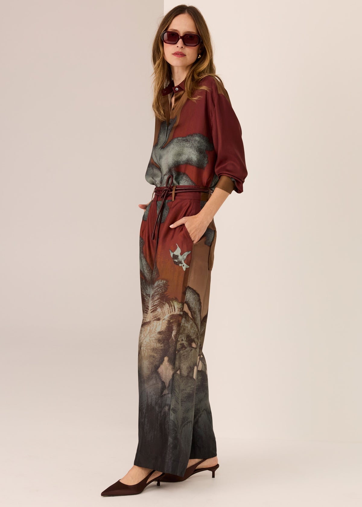 Pol Palisades Print Shirt