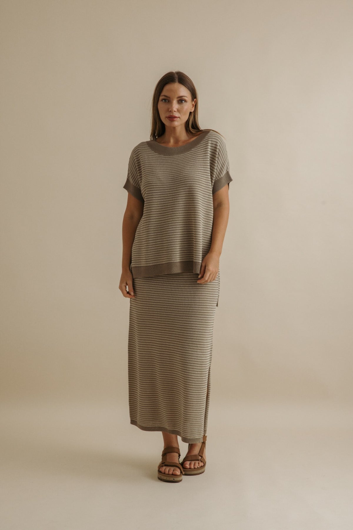 Talamaya Lattice Short sleeve Pullover