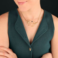 Taratata Collier Esquise Gold Flower Necklace