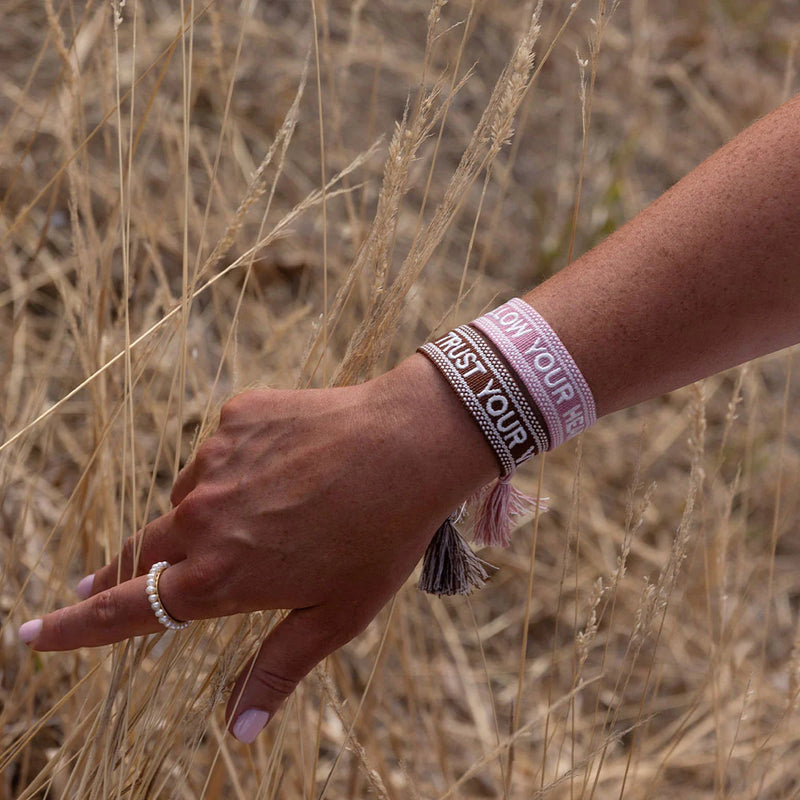 Palas Woven Mantra Band