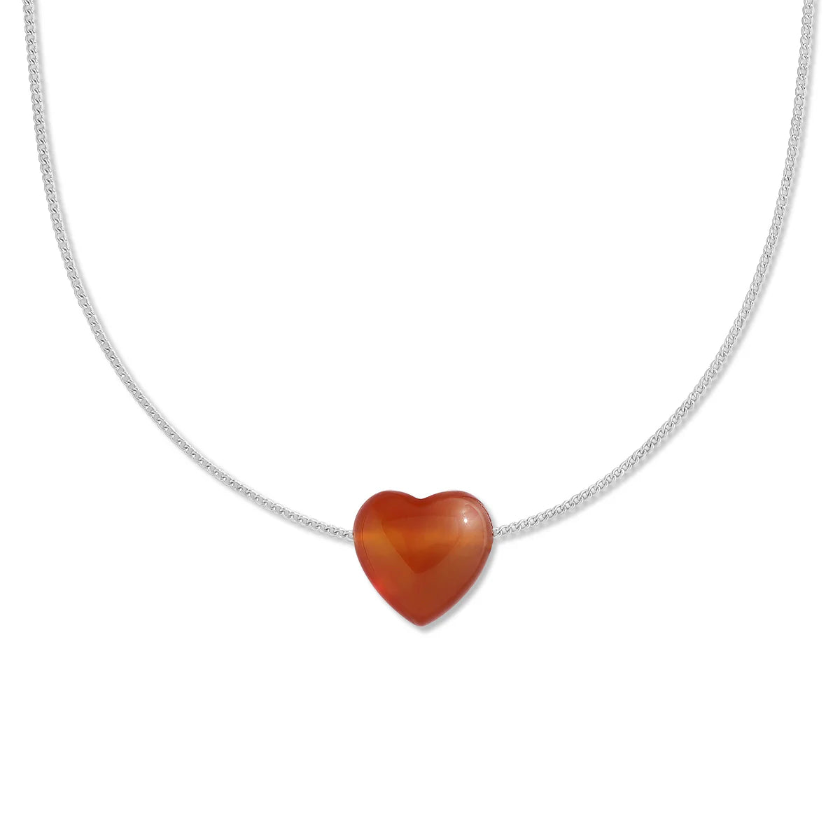 Palas Heart Stone Necklace