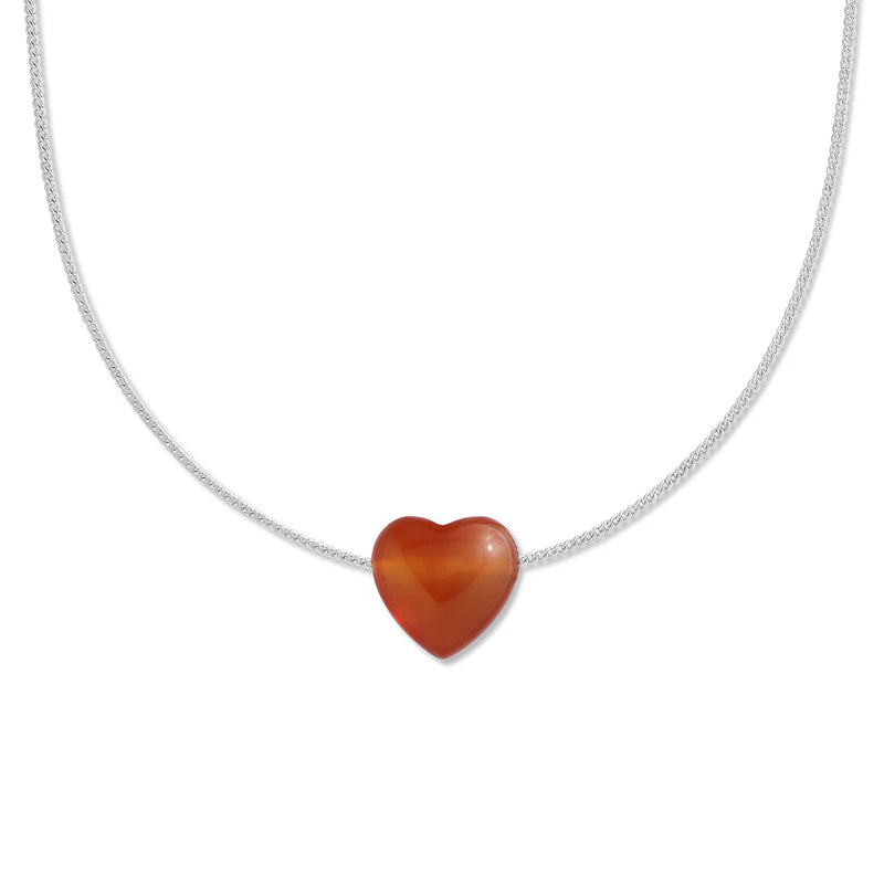 Palas Heart Stone Necklace