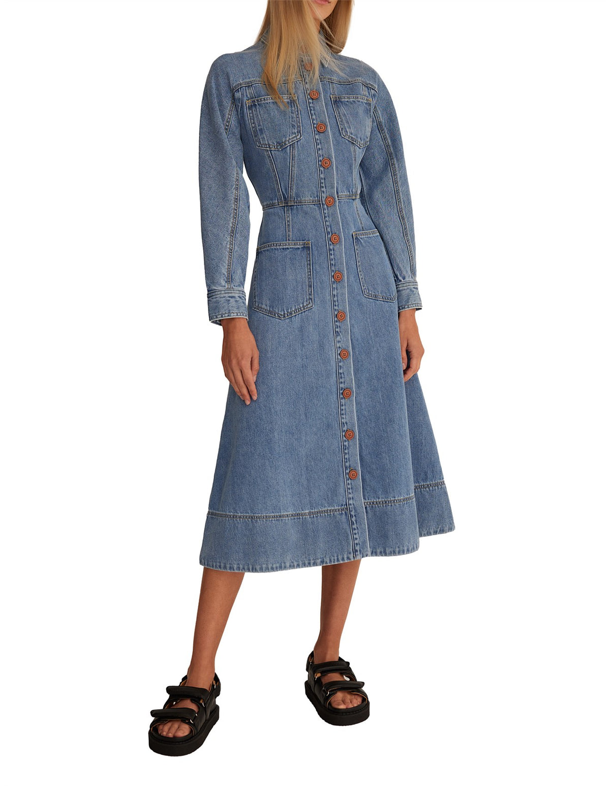 Morrison Elton L/S  Denim Dress