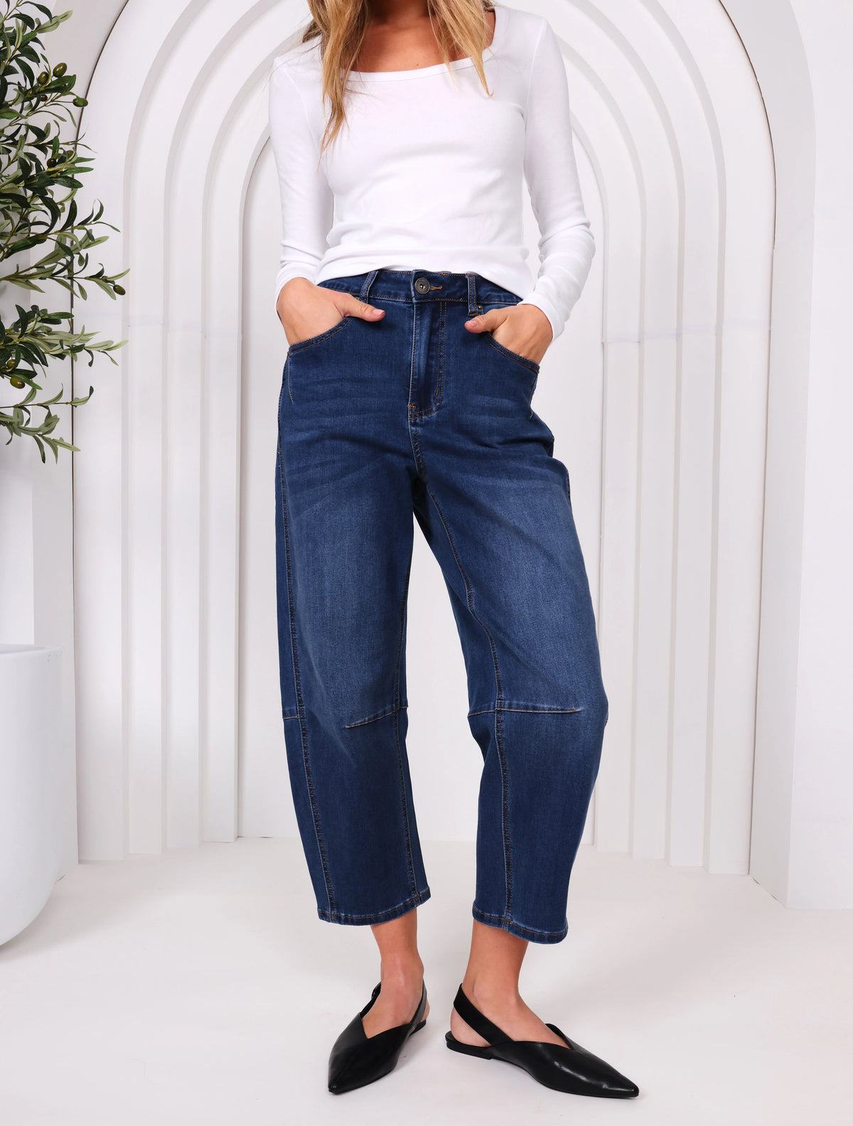 Monaco Toni Barrel Jeans