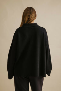 Talamaya Hope Marino Pullover Jet
