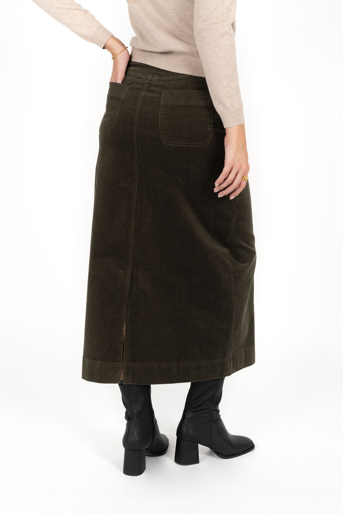 Humidity Billie Cord Skirt