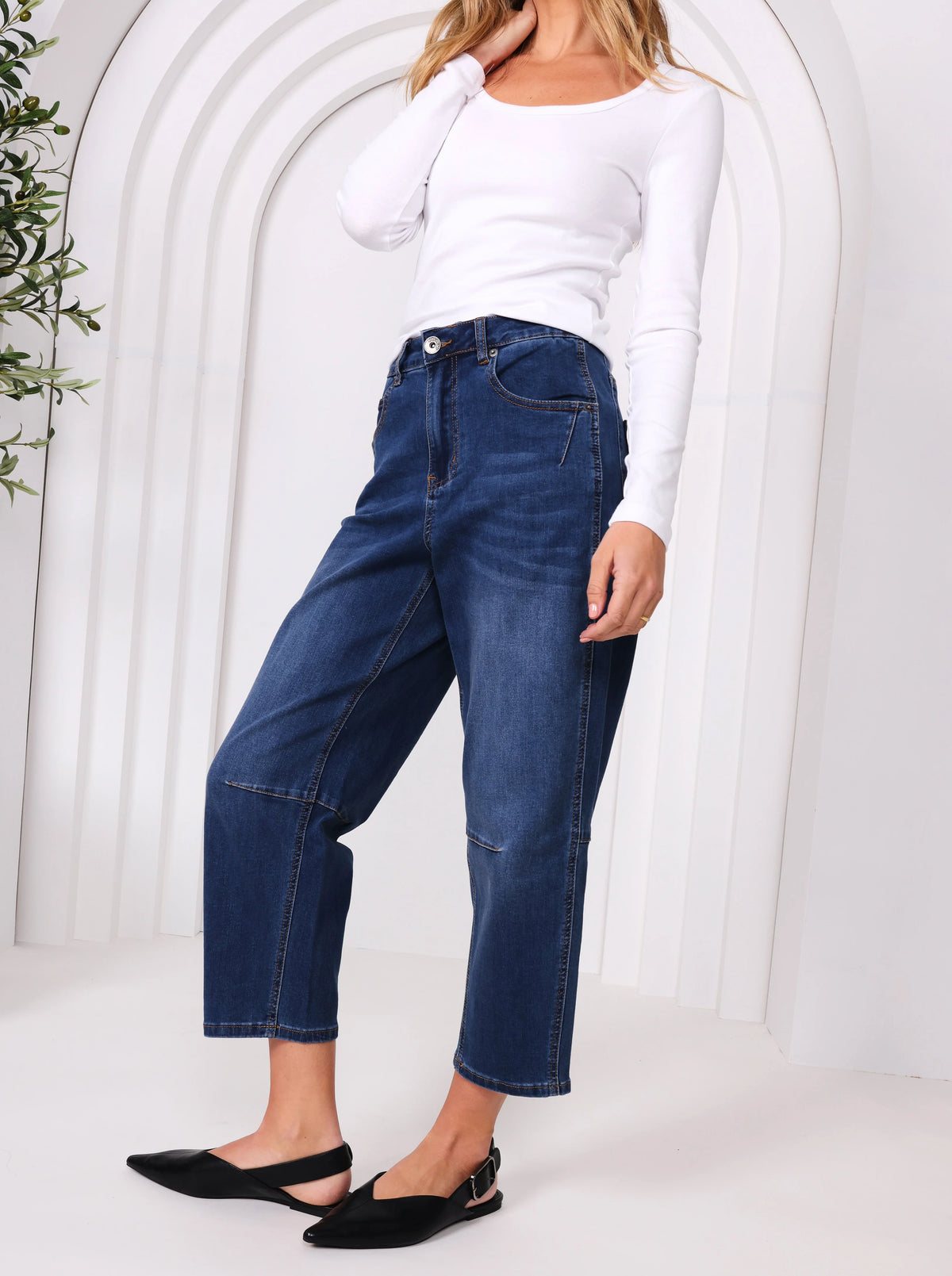 Monaco Toni Barrel Jeans