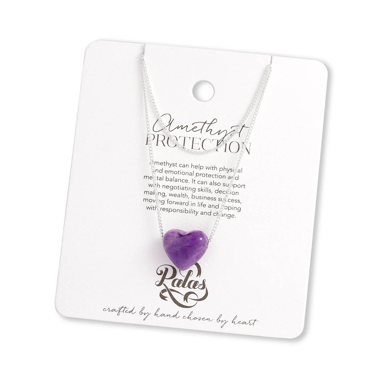 Palas Heart Stone Necklace