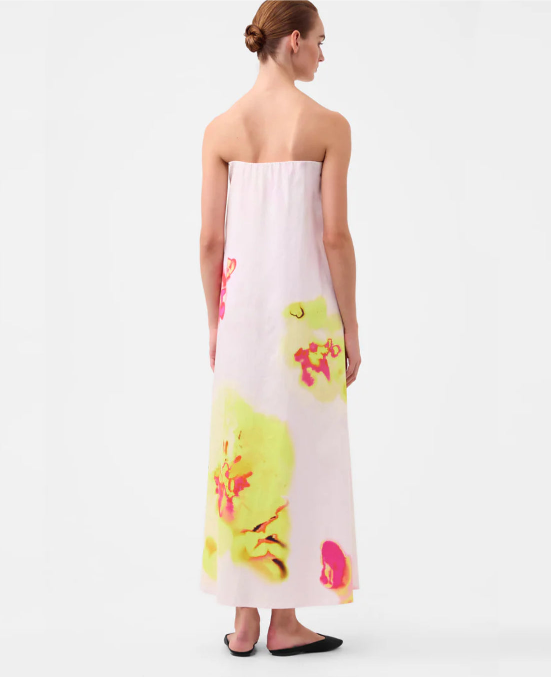 Morrison Strapless Dress Print