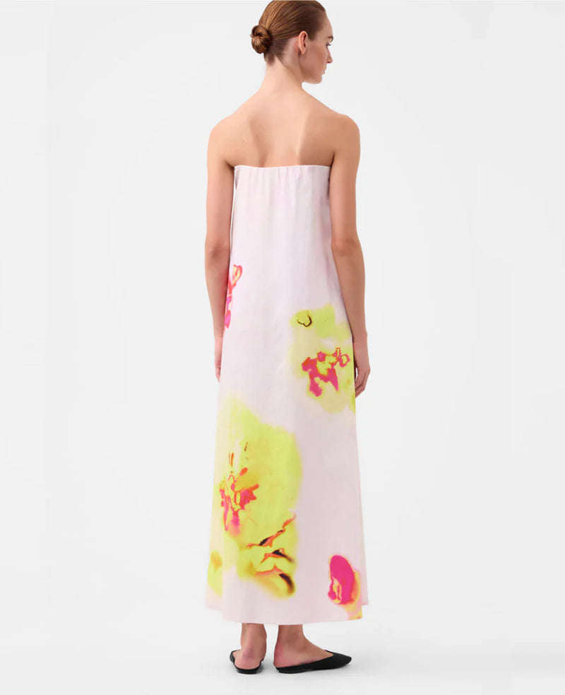 Morrison Strapless Dress Print