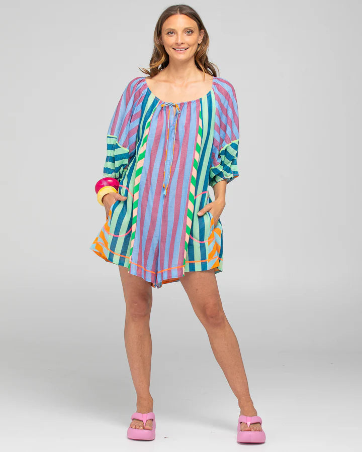 Boom Shankar Lucia Playsuit Capri Spliced